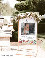 Wildflower Graduation Party Welcome Sign | Photo