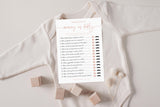 Mommy or Daddy Game | Blush Pink Baby Shower Game Card 5x7 BM1