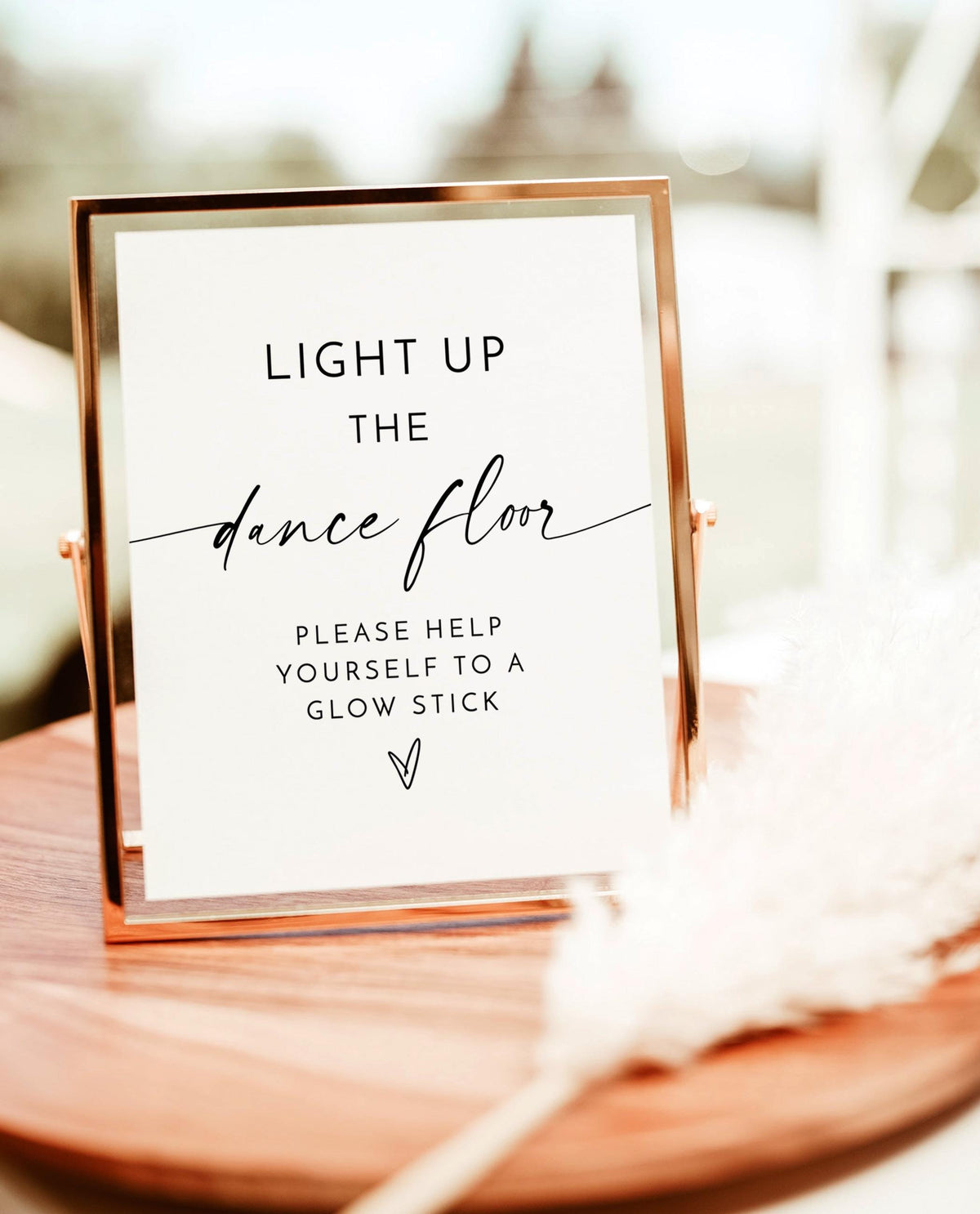 Glow Stick Sign | Wedding Light Up Dance