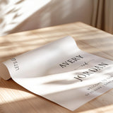 Minimalist Wedding Welcome Sign | Let's Get This Party Started