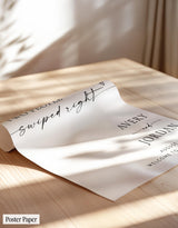 Wedding Welcome Sign | Minimalist All Because Two Swiped Right | Dating App
