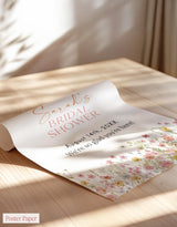 Wildflower Bridal Shower Welcome Sign | Love In Bloom Floral Design