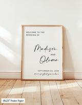 Welcome To The Wedding Sign | We're So Glad You're Here