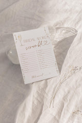 Bridal Word Scramble Bridal Shower Game | Pearls and Prosecco