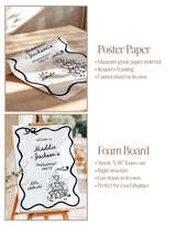 Champagne Engagement Party Welcome Sign | Modern Wedding Handwritten Calligraphy Theme