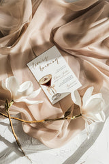 Love is Brewing Bridal Shower Invitation | Espresso Martini 5x7 with Envelopes