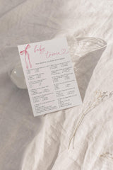 Baby Shower Trivia Baby Shower Game | Pink Bow