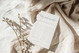 Baby Word Scramble Game | Dusty Blue Baby Shower Game Card 5x7 BM1
