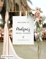 Bridal Shower Welcome Sign | Minimalist Modern Boho