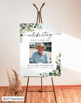 Funeral Memorial Sign | Celebration of Life | In Loving Memory