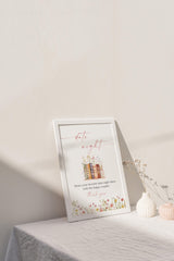 Date Night Ideas Sign 8x10 | Wildflower Books Bridal Shower