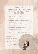 A Cowboy Is On The Way Baby Shower Invitation | Little Boy Western Theme 5x7 - styled photo