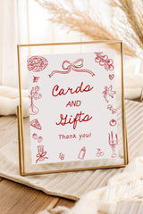 Cards and Gifts Sign Baby Shower Sign | Pizza Baby Shower | Special Delivery