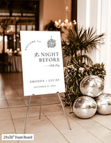 Rehearsal Dinner Welcome Sign | Disco Wedding M9