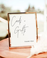 Cards and Gifts Sign | Baby Shower Gift Wedding