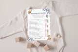 Mommy or Daddy Baby Shower Game | Blue Cowboy Western