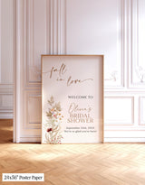 Wildflower Bridal Shower Welcome Sign | Boho Theme