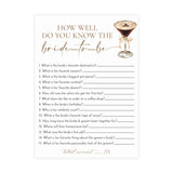 Bridal Trivia Bridal Shower Game | Love is Brewing Espresso Martini