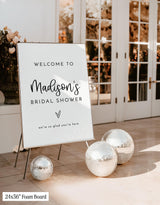 Bridal Shower Welcome Sign | Minimalist Modern Boho