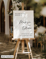 Welcome To The Wedding Sign | We're So Glad You're Here