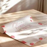 Berry Sweet Baby Shower Welcome Sign | Strawberry Theme