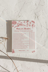 Over or Under Baby Shower Game | Red Bow Boho Activity