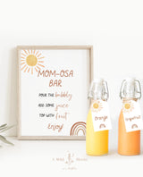 Baby Shower Mimosa Bar Sign | Sunshine Baby Shower Momosa Sign | Mimosa Juice Tags | Momosa Juice Labels | Gender Neutral Baby Shower | S2