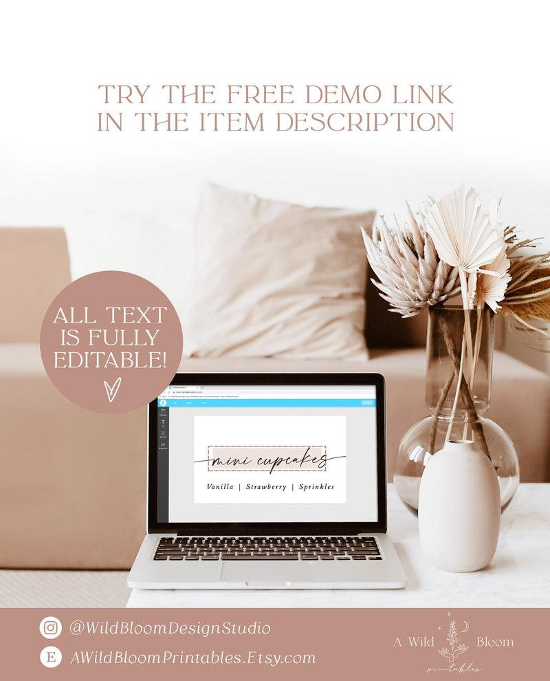 Minimalist Buffet Card Template | Modern Wedding Buffet Cards | Modern – Wild Bloom Design Studio minimalist-buffet-card-template-modern-wedding-buffet-cards-modern-wild-bloom-design-studio