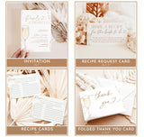 Pearls & Prosecco Bridal Shower Invite Bundle, Pearls and Prosecco Bridal Shower, Gold Pearls and Prosecco Game Bundle, Editable Template P1