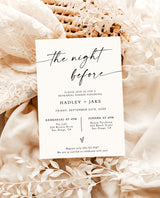 Minimalist Rehearsal Dinner Invitation, Modern Wedding Rehearsal Invite, Rehearsal Dinner Invite, Boho Rehearsal, Editable Template, M9