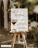 A Tini Bit Closer Bridal Shower Welcome Sign