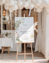 Wildflower Bachelorette Welcome Sign | Floral Botanical