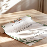 Woodland Baby Shower Welcome Sign | Forest Nature Theme
