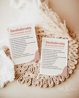 Bachelorette Scavenger Hunt Game | Retro Disco Party Dare Card