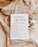 Nursery Rhyme Game Guess the Nursery Rhyme Baby Shower Game