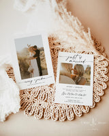 Just Married Photo Elopement Announcement with Envelopes
