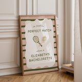 She Found Her Perfect Match Welcome Sign