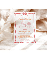 Baby Shower Invitation Hand Drawn