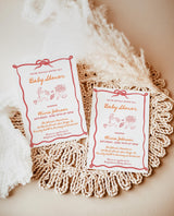 Baby Shower Invitation Hand Drawn
