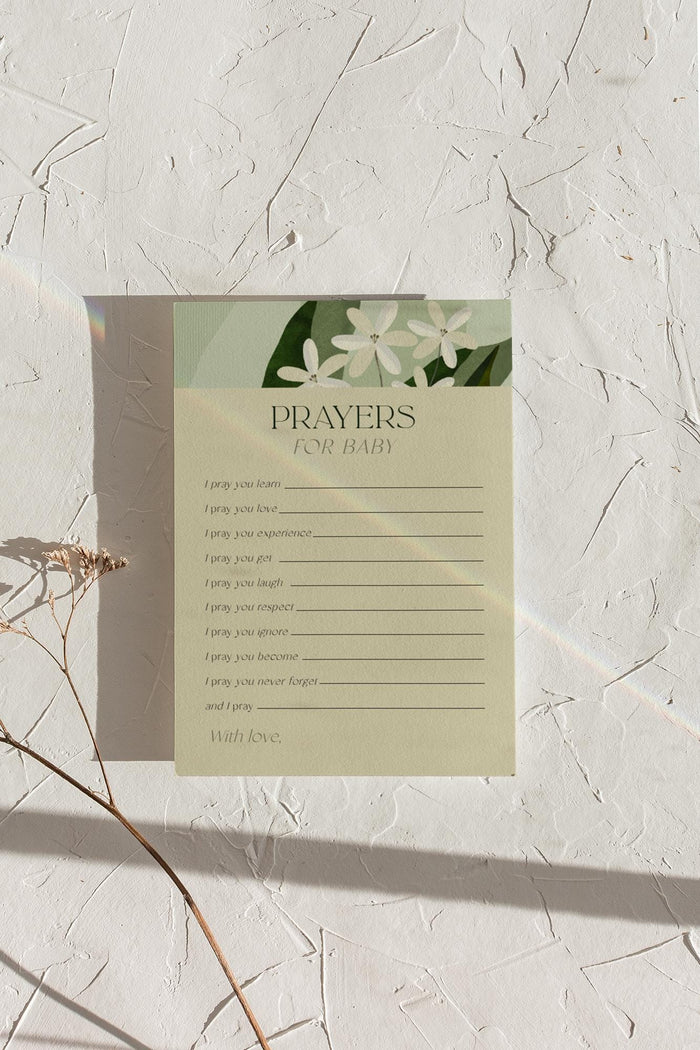Prayers for Baby Cards