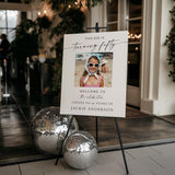 Photo Birthday Party Welcome Sign