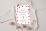 Berry First Birthday Invitation with Envelopes
