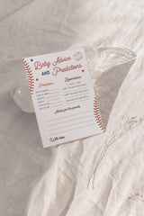Baby Advice and Predictions Card