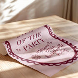 Wife of the Party Bachelorette Welcome Sign