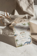 Dinosaur Birthday Invitation