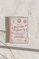 Holiday Favorite Things Party Invitation