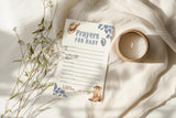 Prayers For Baby Cards — Blue