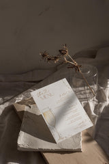 Pearls And Prosecco Menu Card