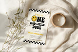 One Rad Little Dude First Birthday Invite
