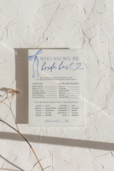 Who Knows Bride Best Trivia